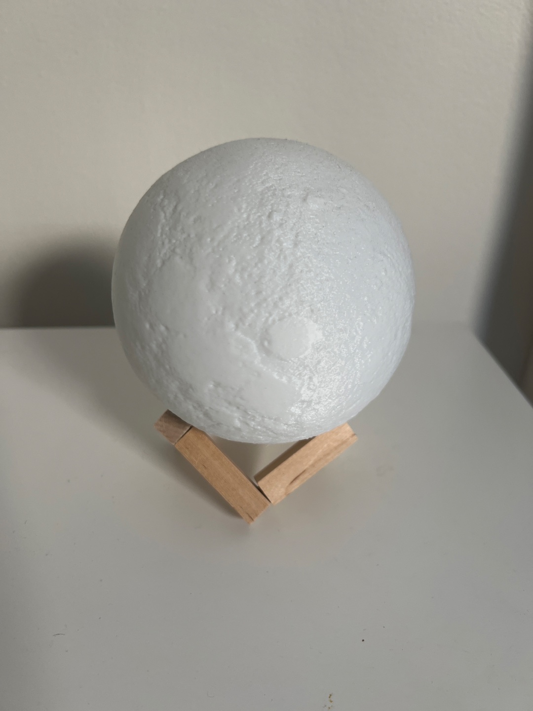 Moon Lamp with Wooden Stand