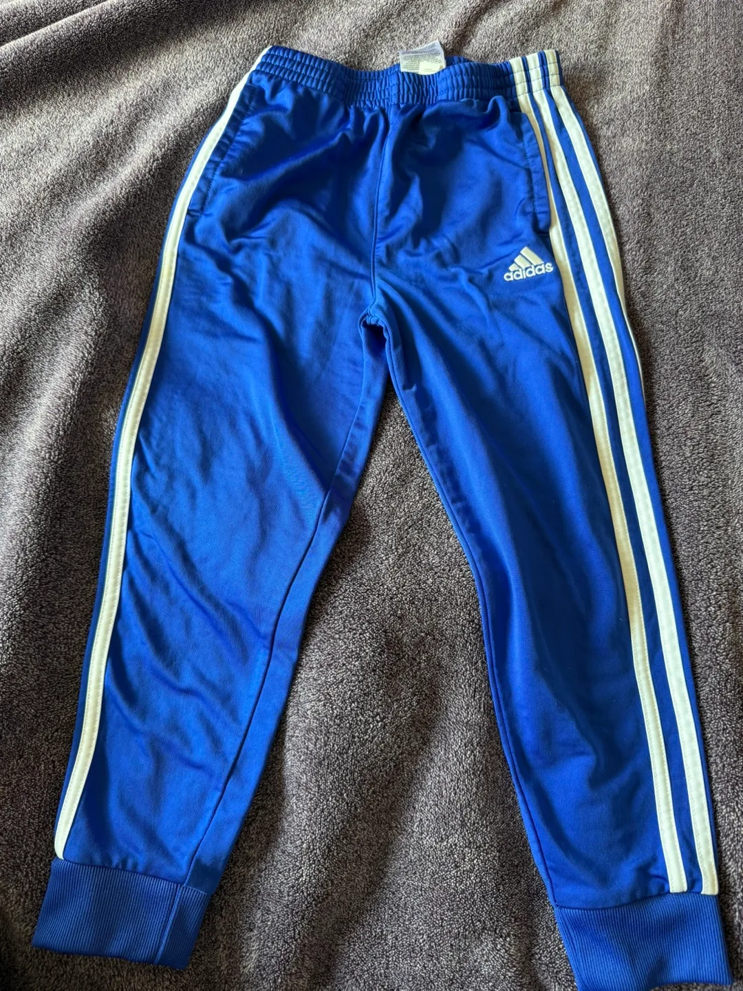 Adidas Kids Tracksuit Blue White Size 6 image indicator(6)
