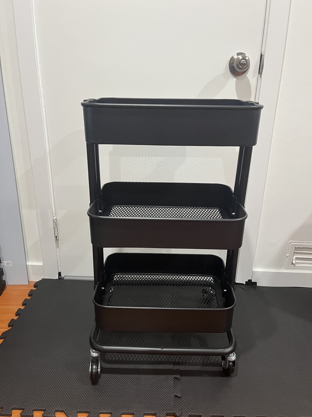 IKEA Utility Cart / Trolley Black