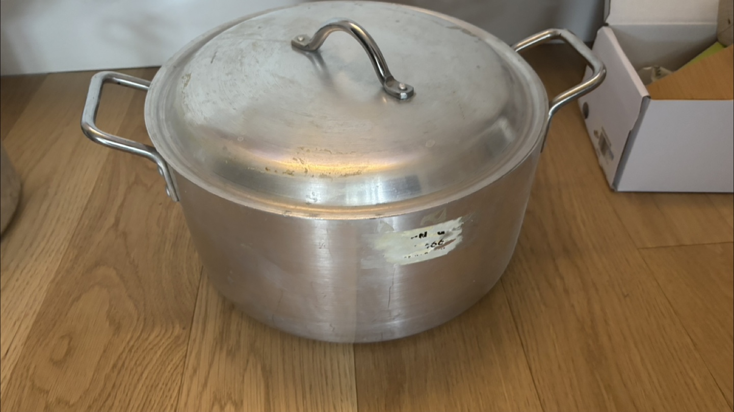 Aluminum Stock Pot with Lid