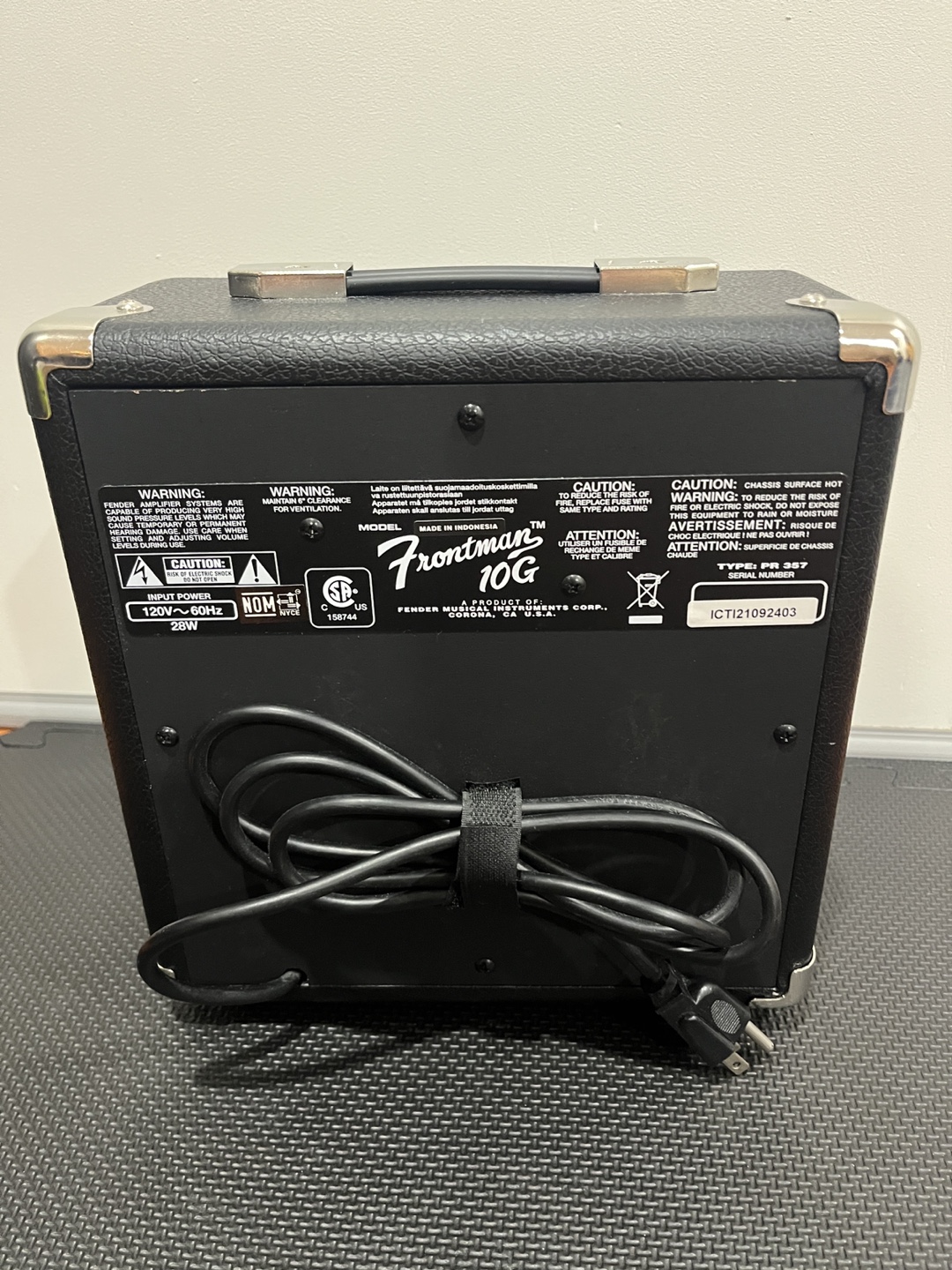 Fender Frontman 10G Guitar Amp - photo 2