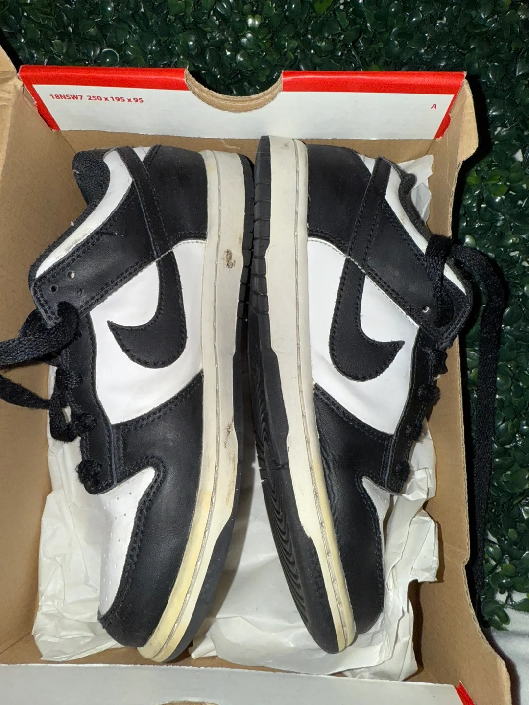 Nike Dunk Low Black and White Sneakers image indicator(2)