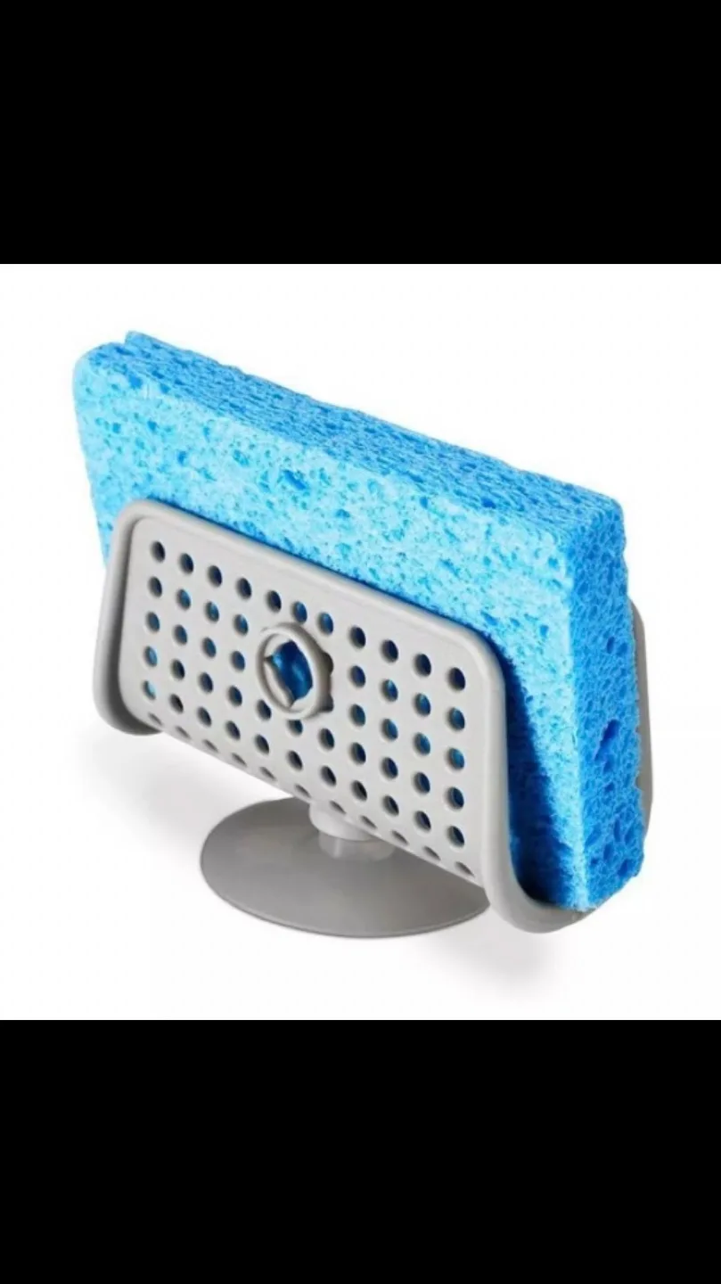 MadeSmart Suction Cup Sponge Holder 🧽🩶 image indicator(10)