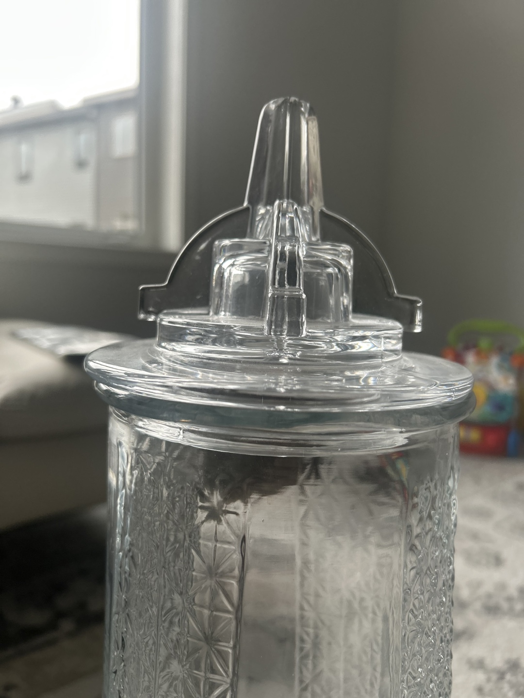 Eiffel Tower Glass Beverage Dispenser with Stand - photo 2