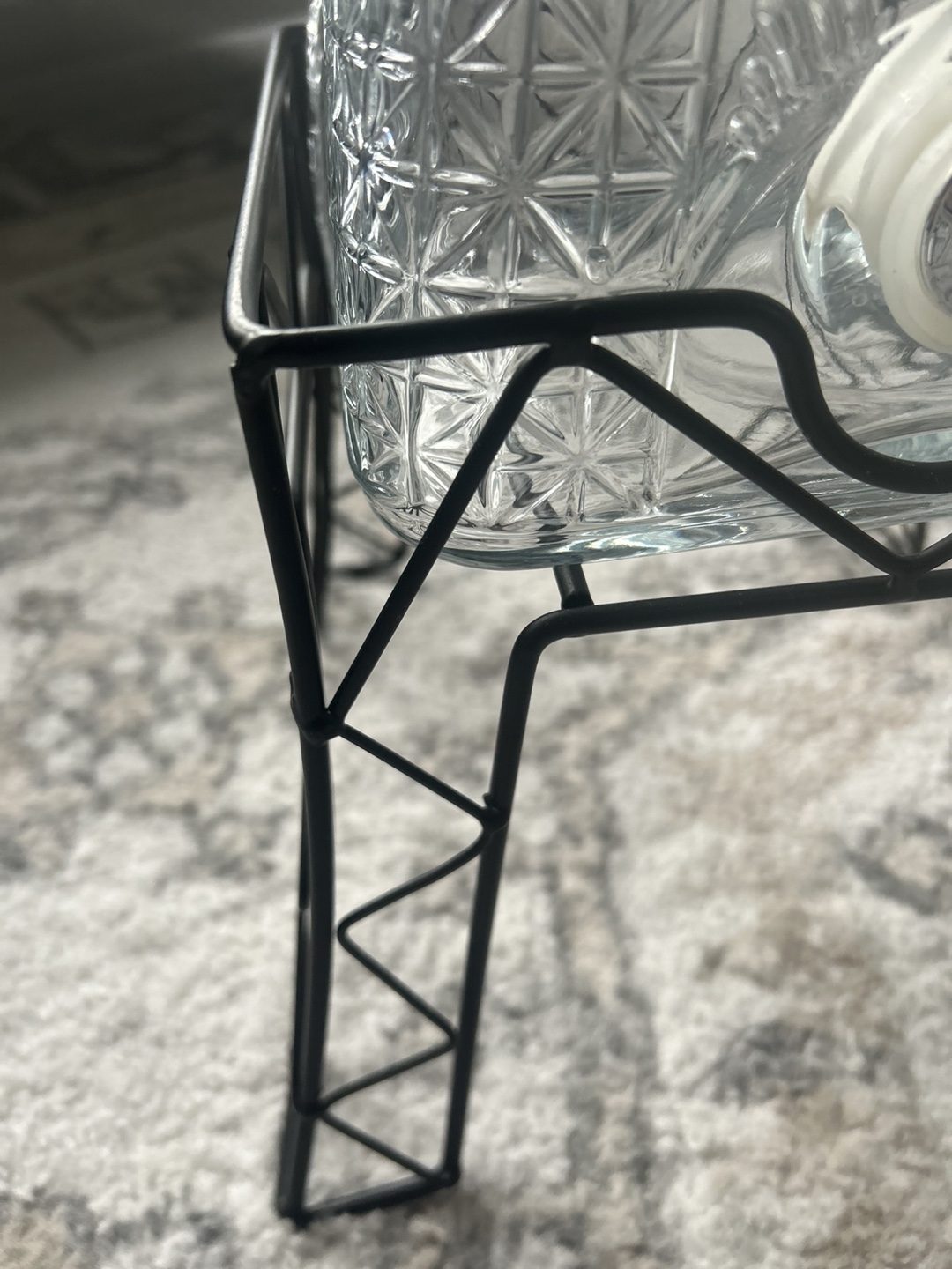 Eiffel Tower Glass Beverage Dispenser with Stand - photo 4