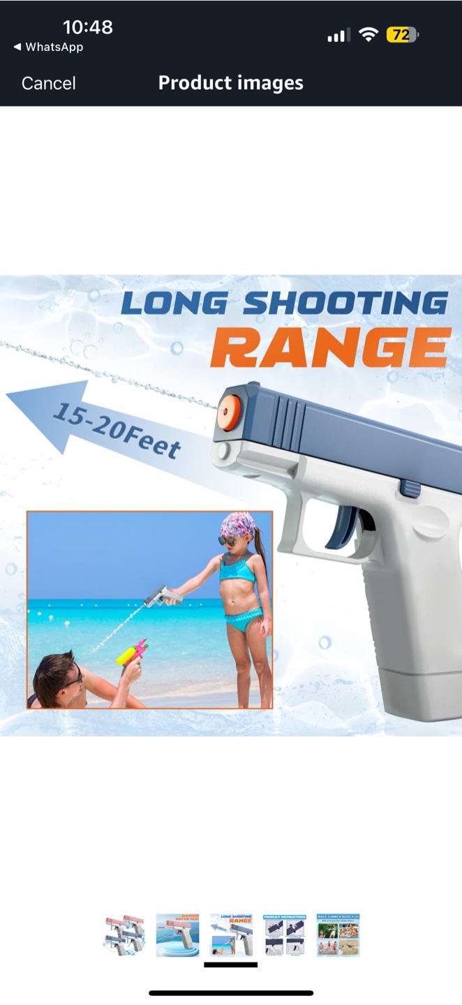 4 Pack Trendy Toys Summer Water Guns - photo 3