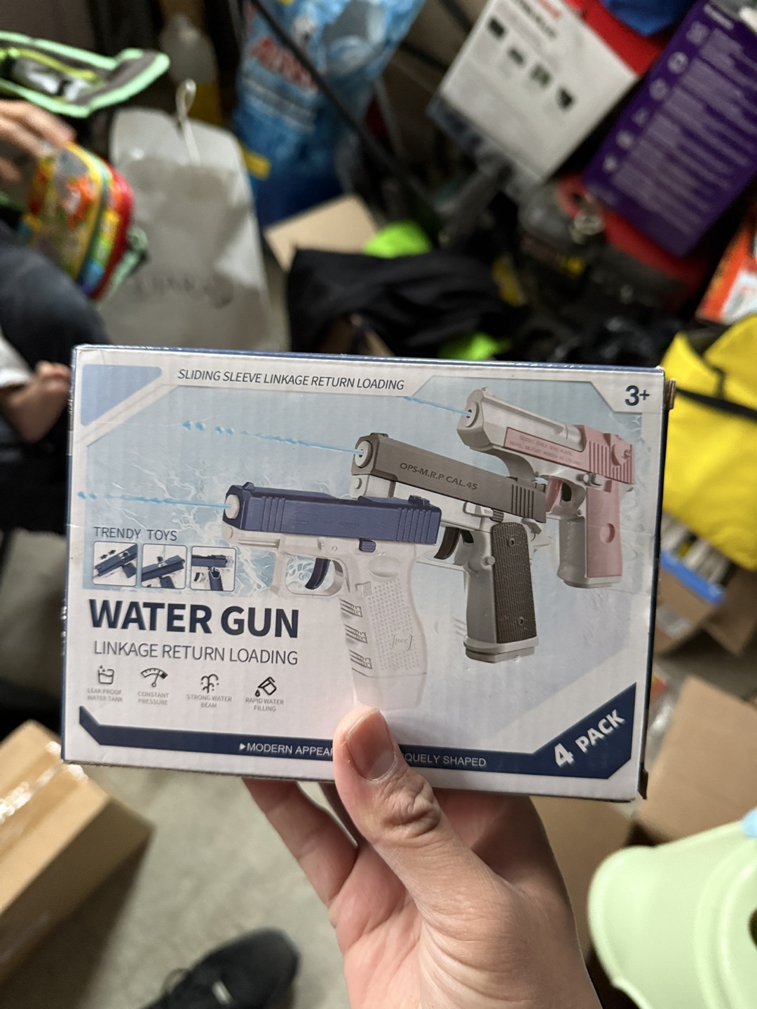 4 Pack Trendy Toys Summer Water Guns