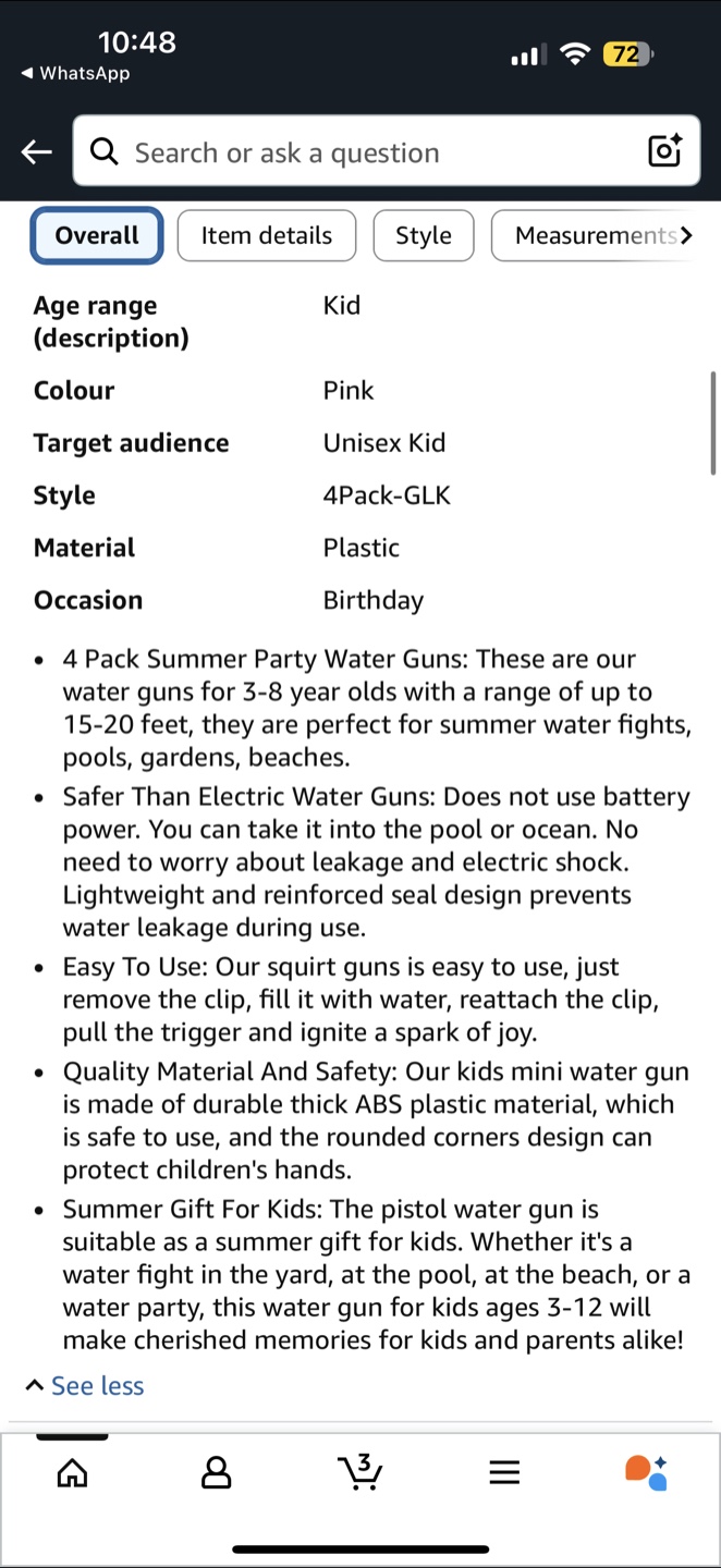 4 Pack Trendy Toys Summer Water Guns - photo 4