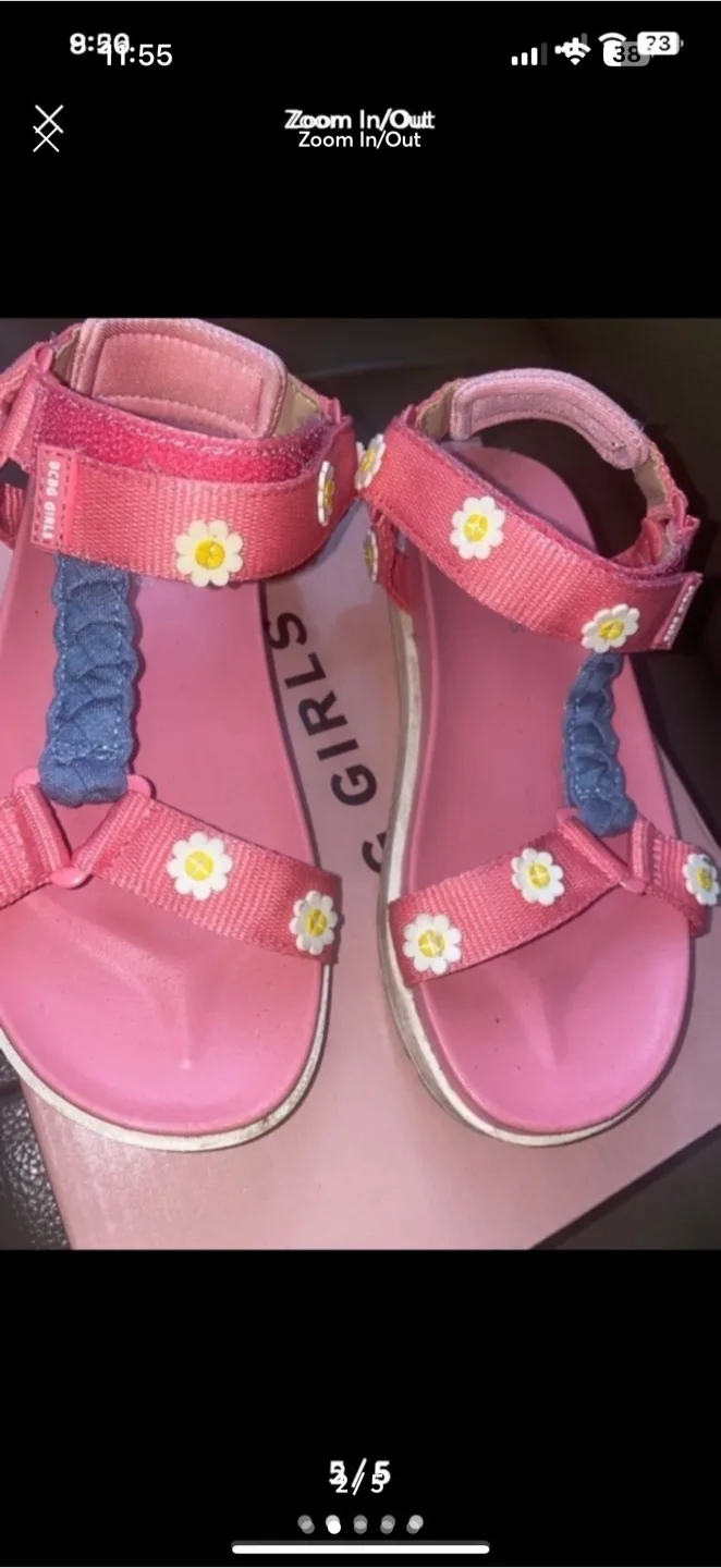 Pink BCBG Little Girls Brooklynn Fashion Sandal image indicator(2)