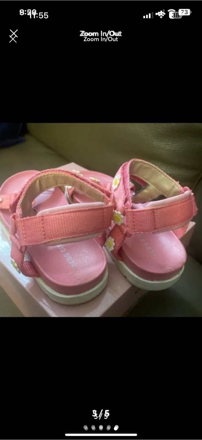 Pink BCBG Little Girls Brooklynn Fashion Sandal image indicator(4)