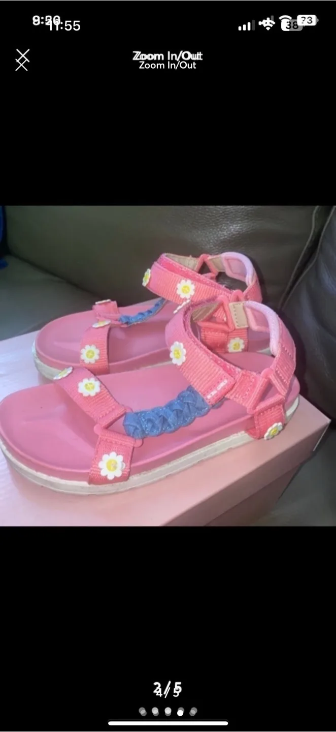 Pink BCBG Little Girls Brooklynn Fashion Sandal image indicator(5)