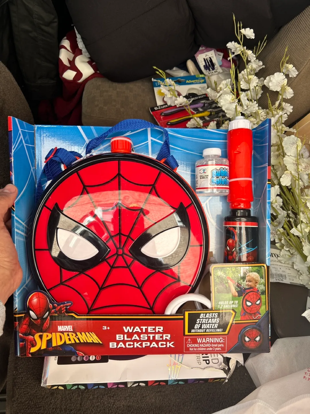 Spiderman Water Blaster Backpack image indicator(2)