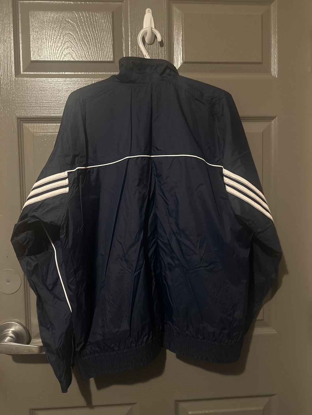 Adidas Men's Navy Blue Track Jacket Size M - photo 2