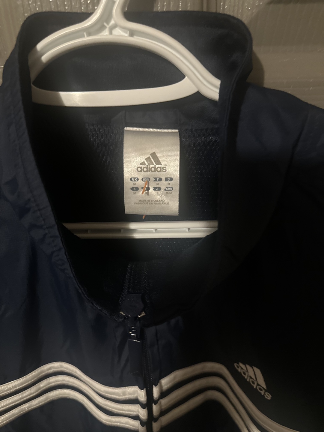 Adidas Men's Navy Blue Track Jacket Size M - photo 3