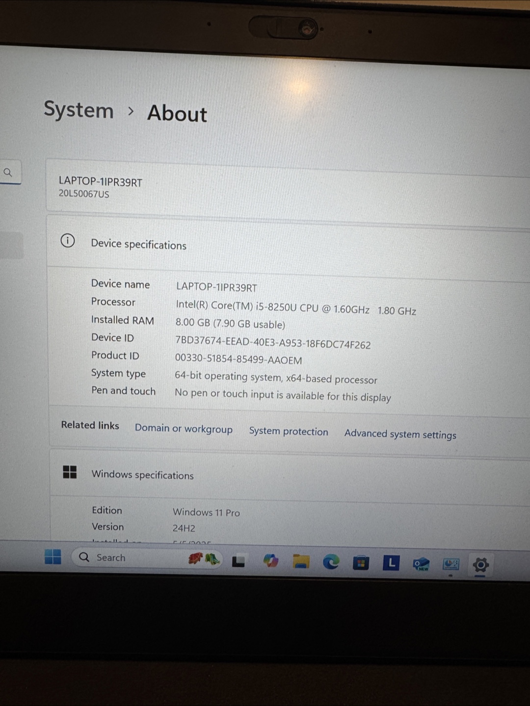 Lenovo ThinkPad T480 Laptop - Windows 11 Pro - photo 4