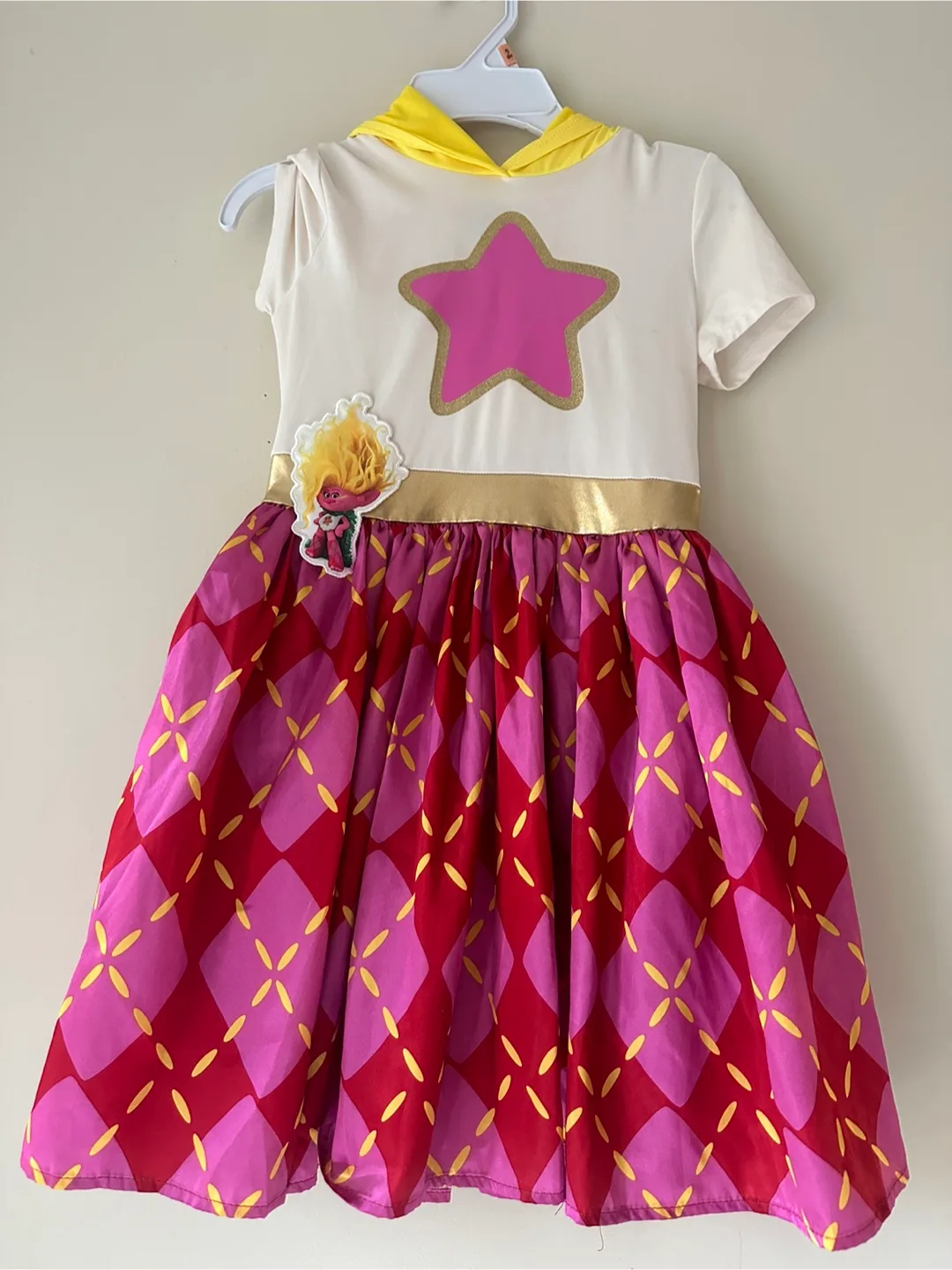 Trolls Poppy Costume Dress Size 6/7 thumbnail