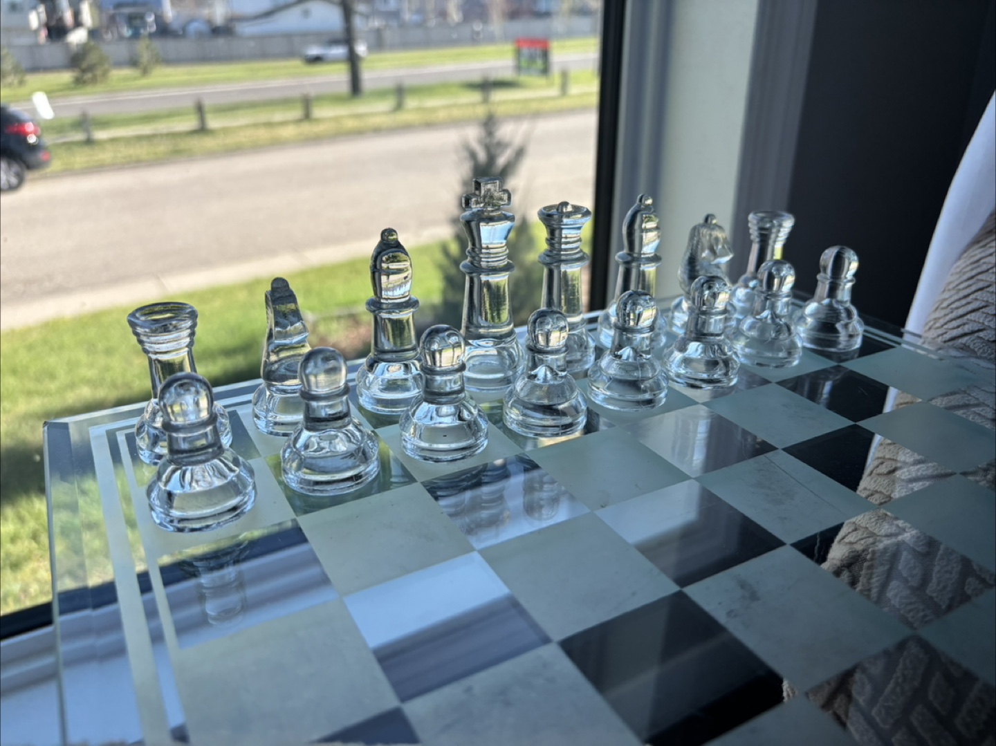Glass Chess Set with Etched Board - photo 5