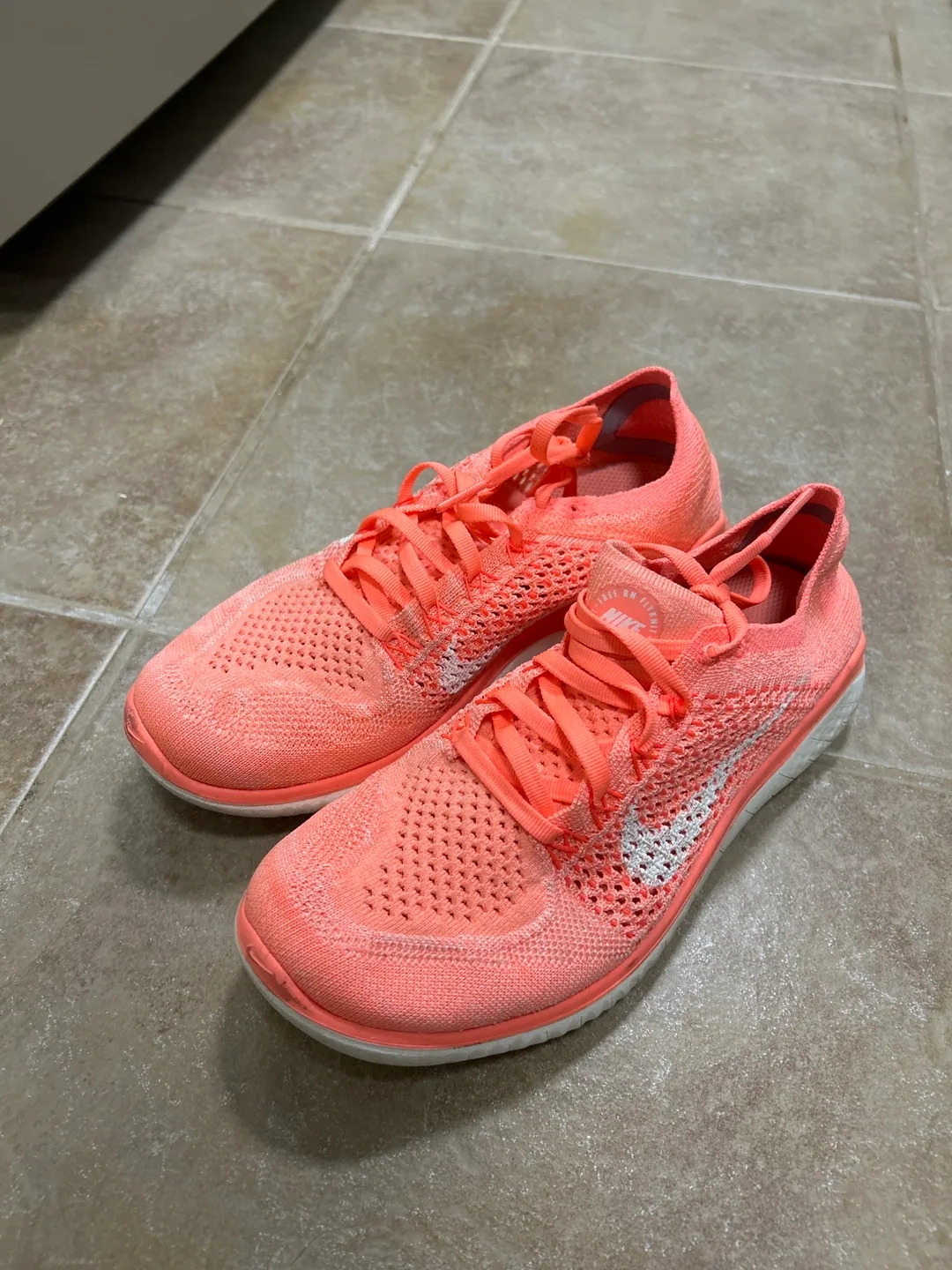 Nike Free RN 2018 Knit Women's Running Shoes - Coral thumbnail