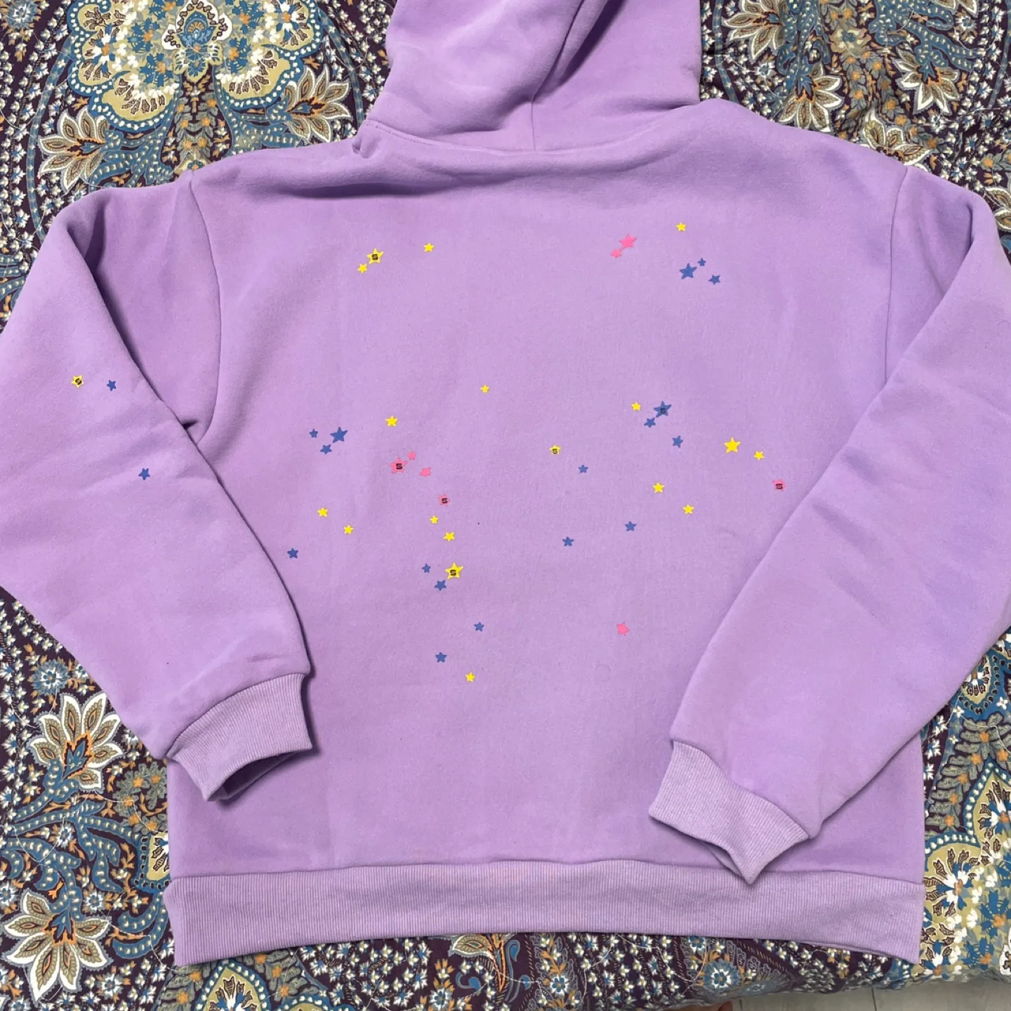 SP5DER Punk Hoodie - Lavender - Size Medium image indicator(5)