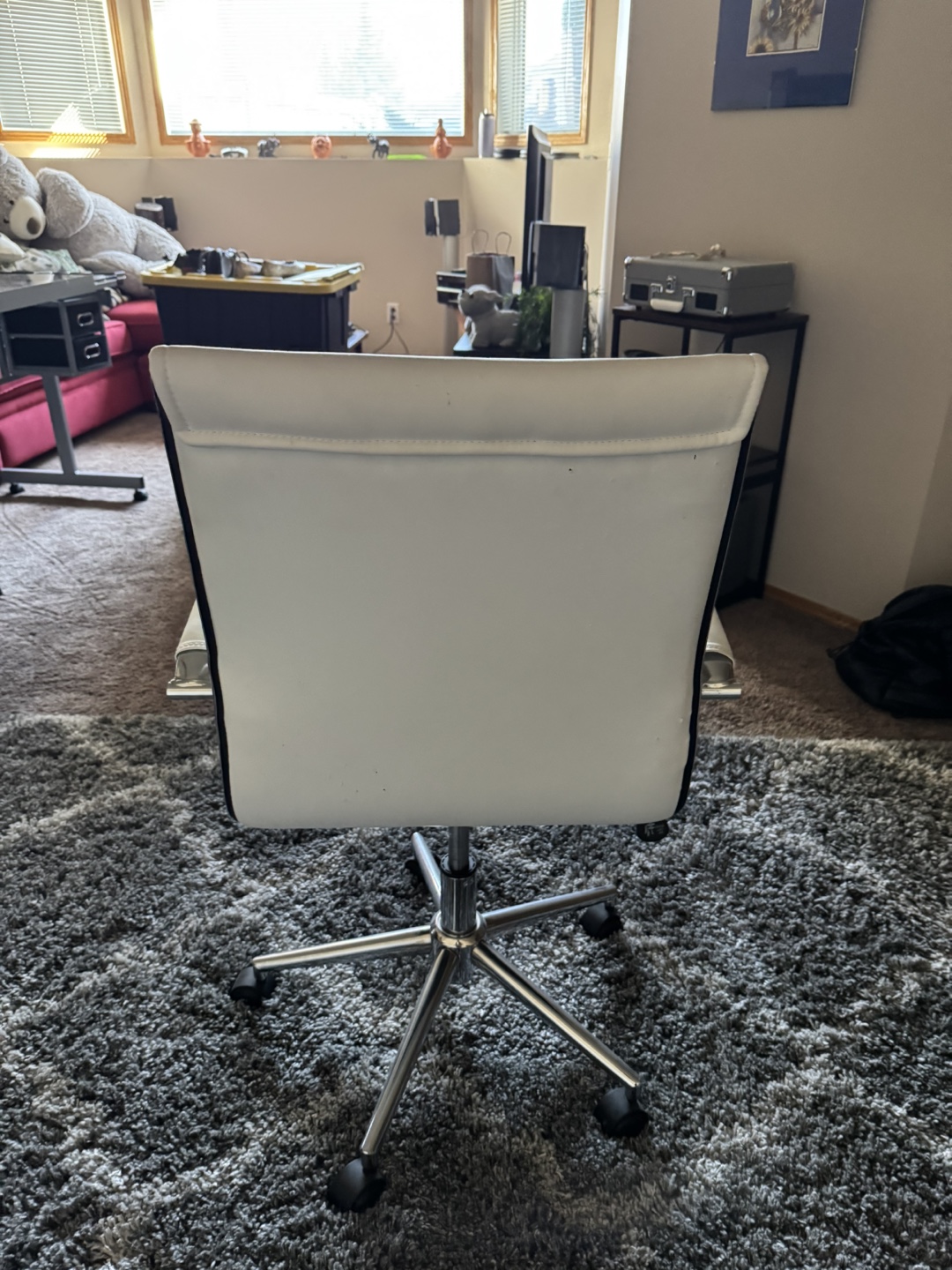 White Desk Chair - photo 3