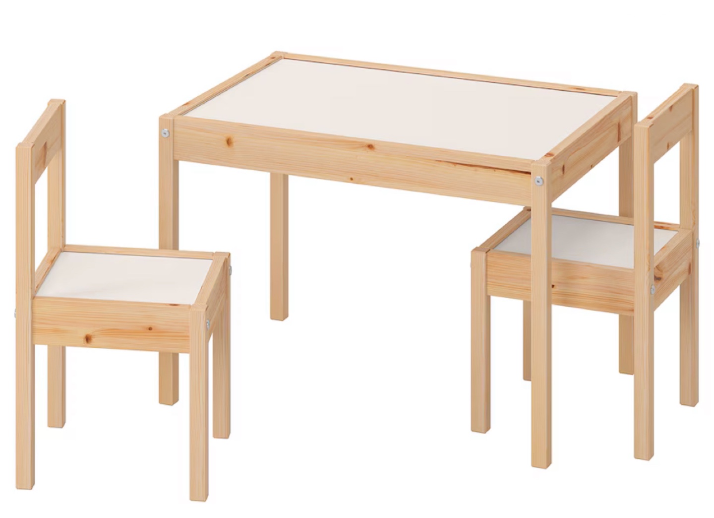 IKEA LATT Children's Table and Two Chairs Set