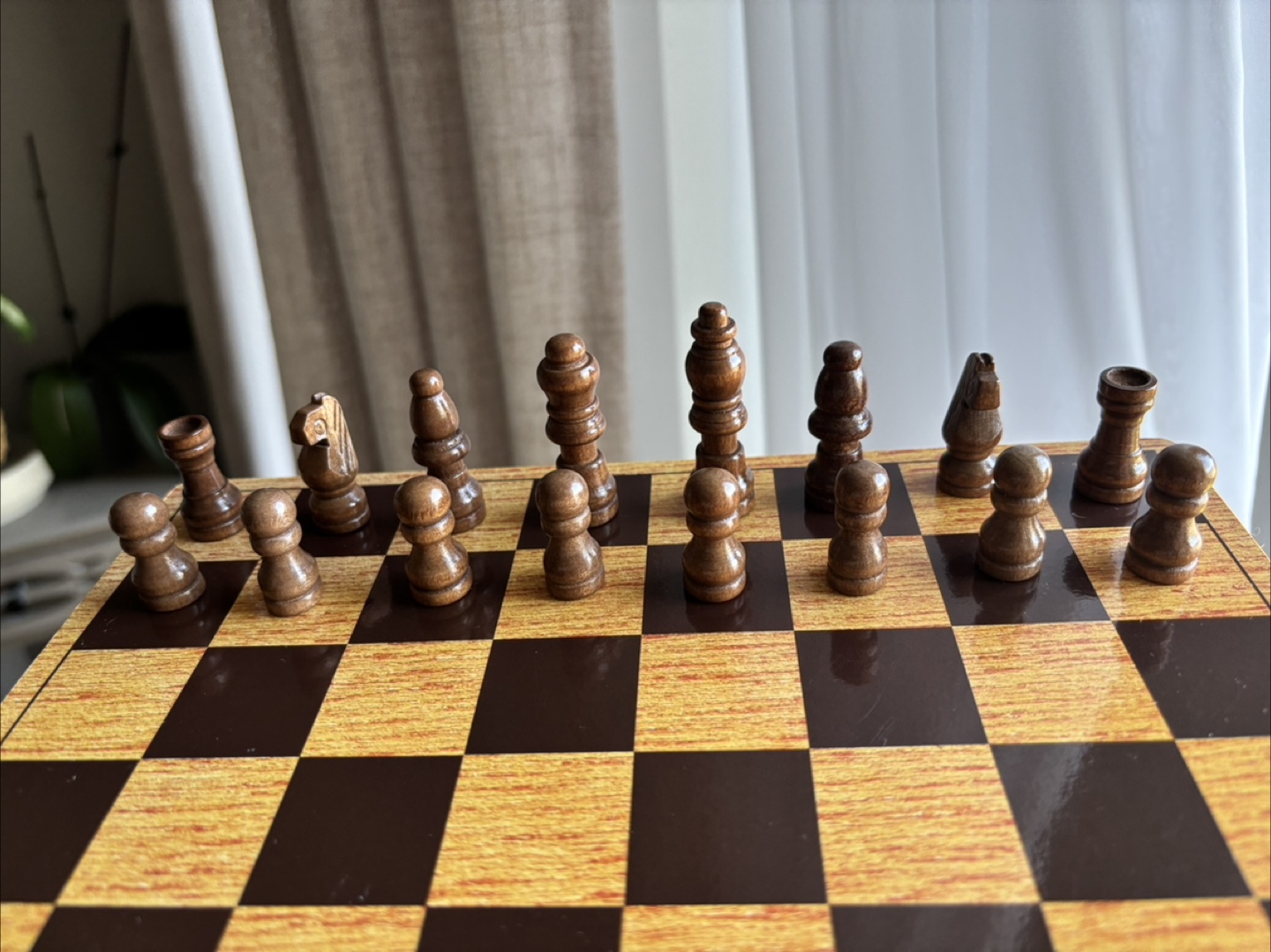 Portable Wooden Chess Set - photo 5