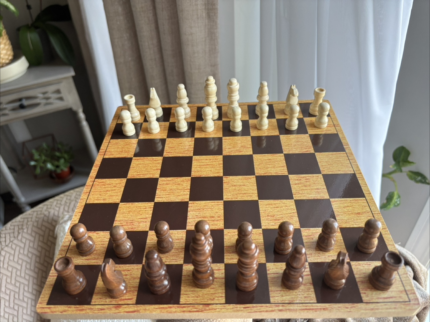 Portable Wooden Chess Set - photo 3