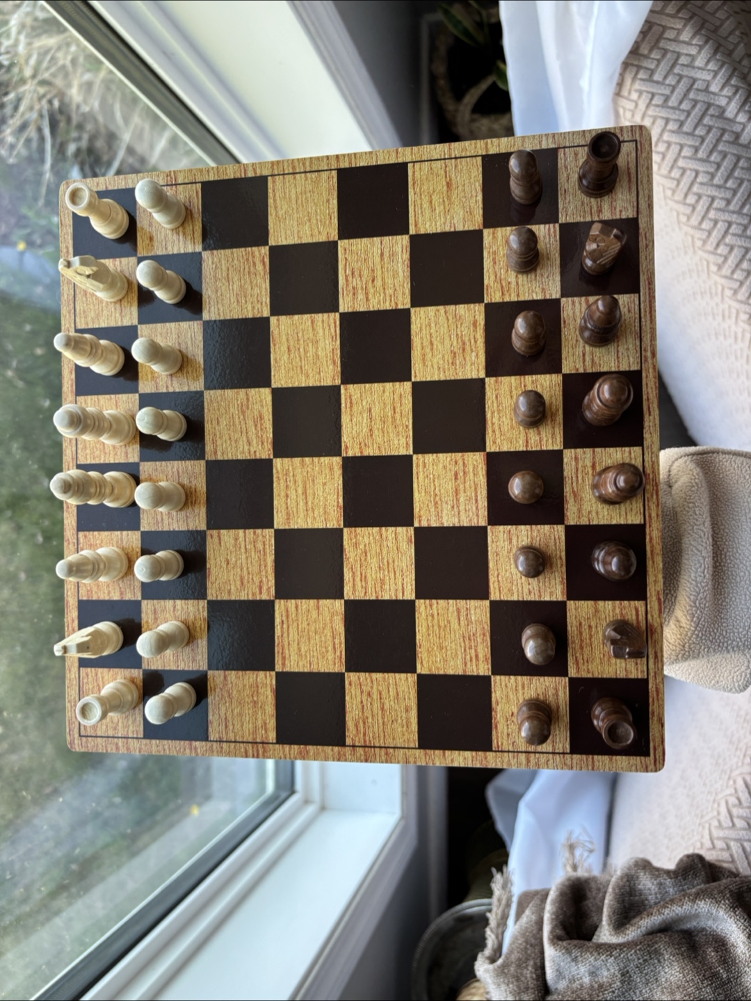 Portable Wooden Chess Set - photo 4