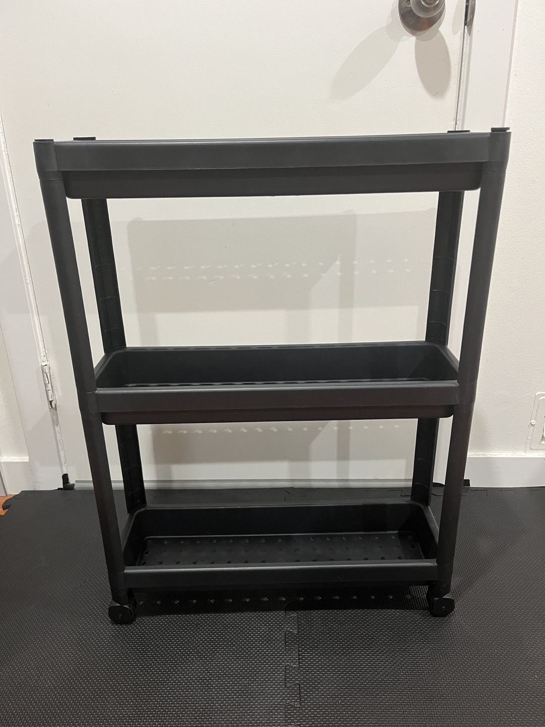 IKEA VESKEN Plastic Cart Trolley (Assembled)