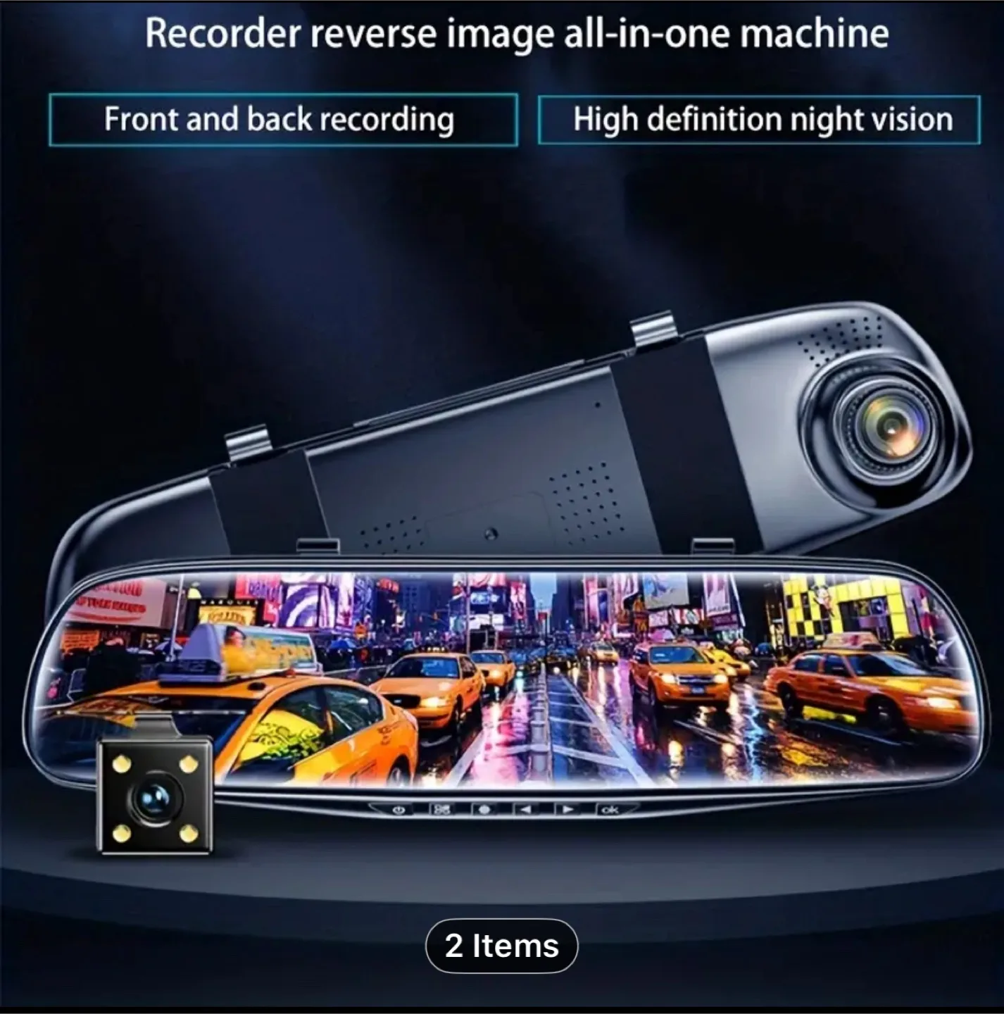 Baideluo 4.5-inch large screen dashcam image indicator(3)