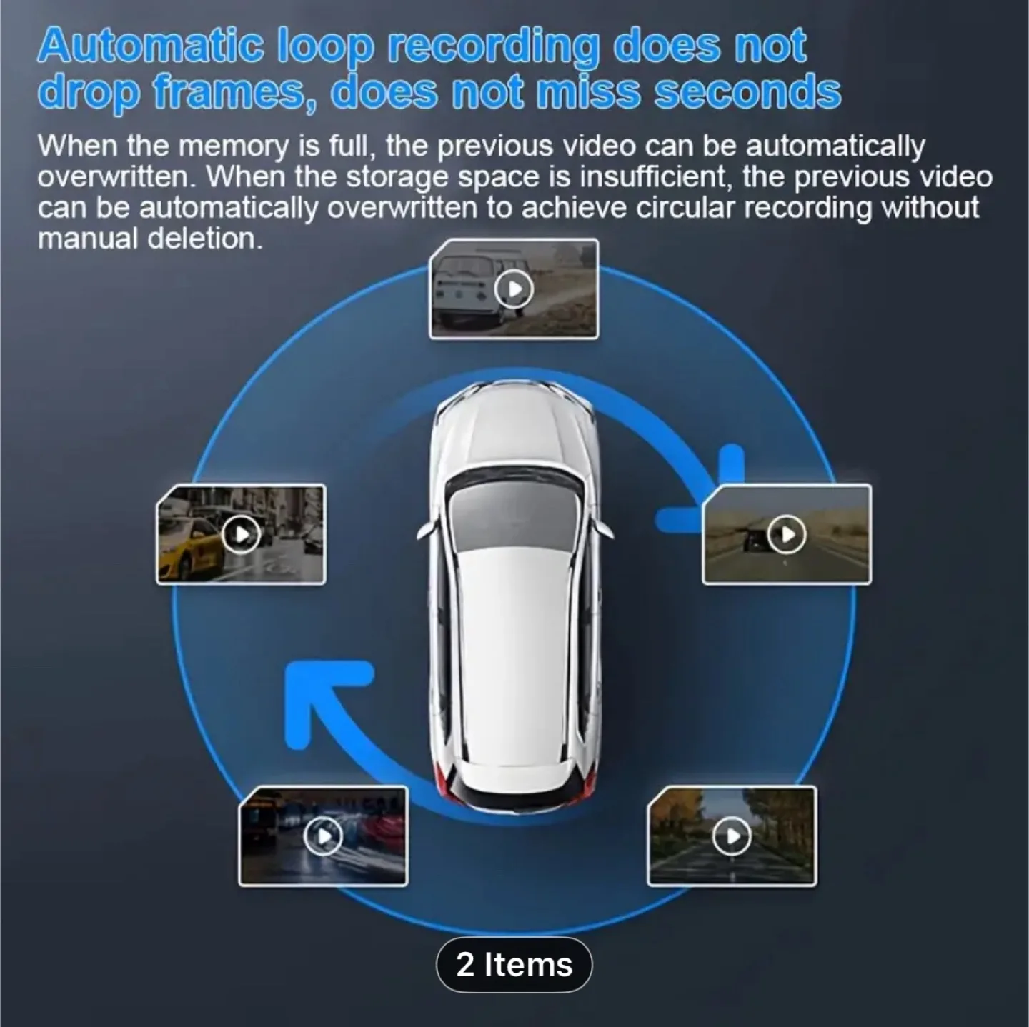 Baideluo 4.5-inch large screen dashcam image indicator(8)