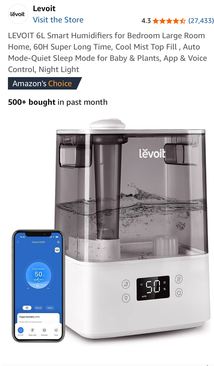 Levoit 6L Smart Humidifier - photo 2