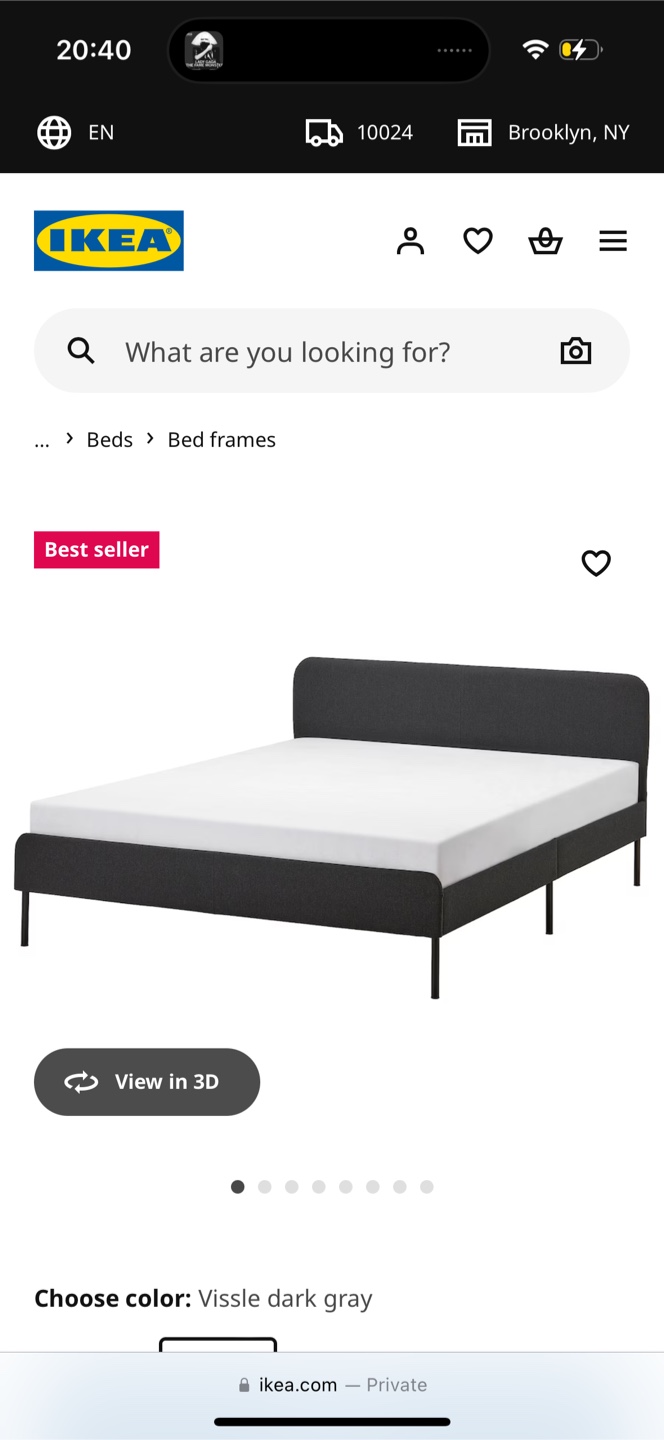 IKEA Slattum Bed Frame - Queen - photo 4