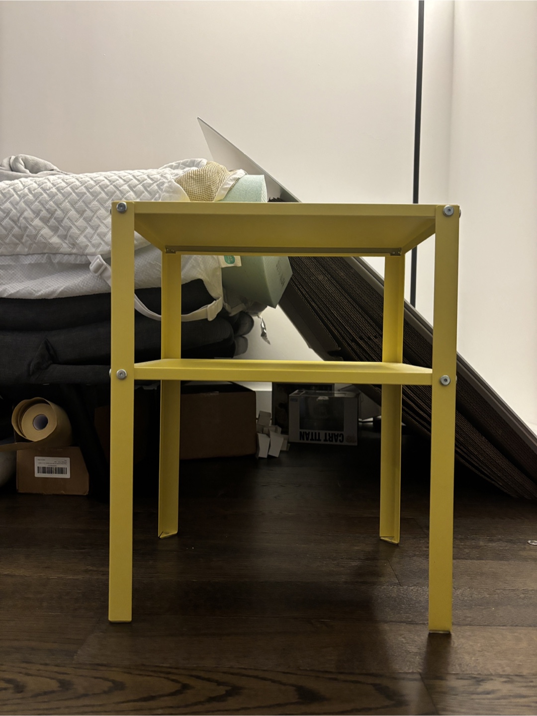 IKEA KNARREVIK Bright Yellow Nightstand