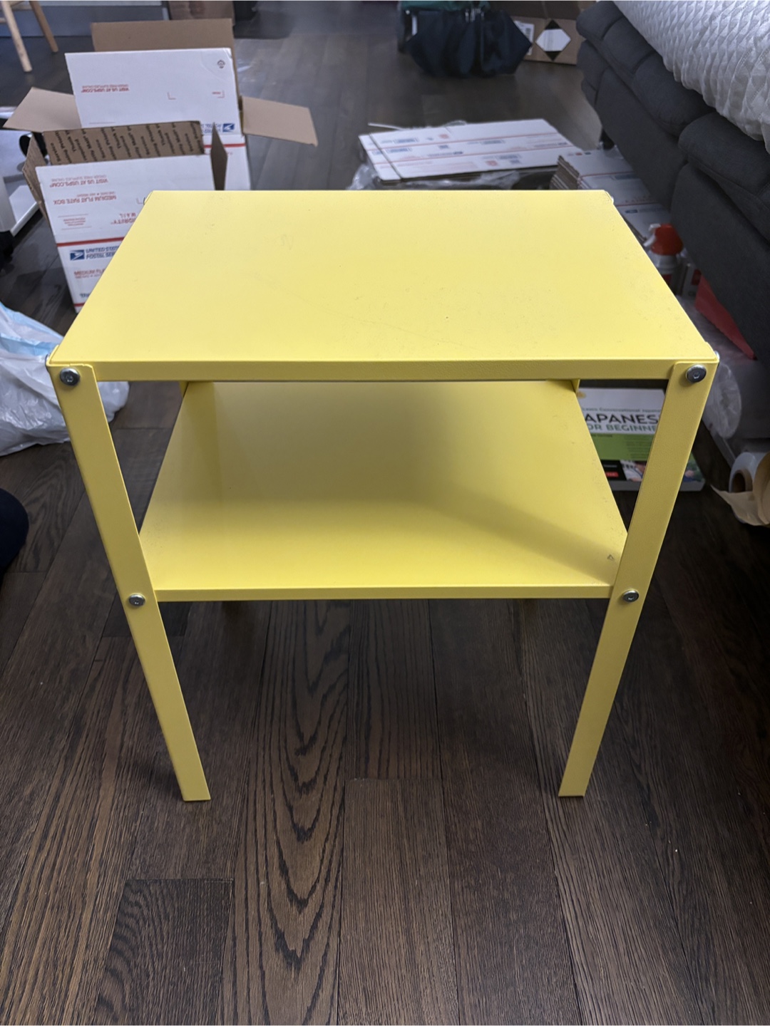 IKEA KNARREVIK Bright Yellow Nightstand - photo 2