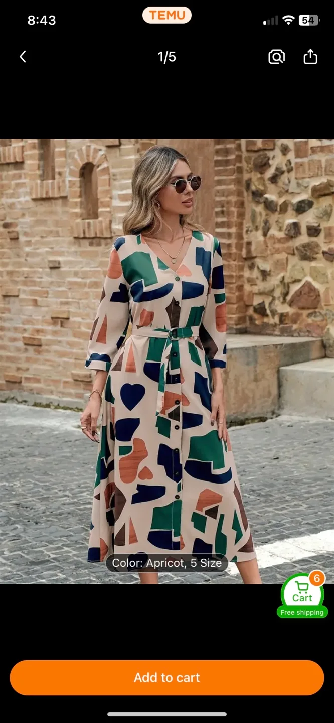 Printed Dress thumbnail