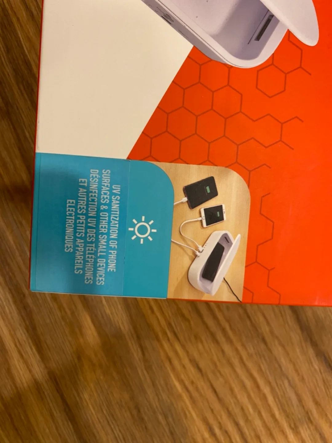 (READ DESCRIPTION)  Bluehive UV light with Wireless Charger image indicator(2)