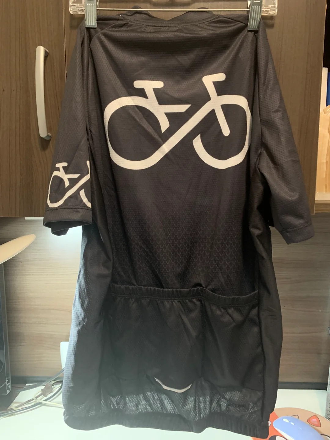 ✨NEW ✨ Men's Size Medium Black Cycling Jersey image indicator(2)