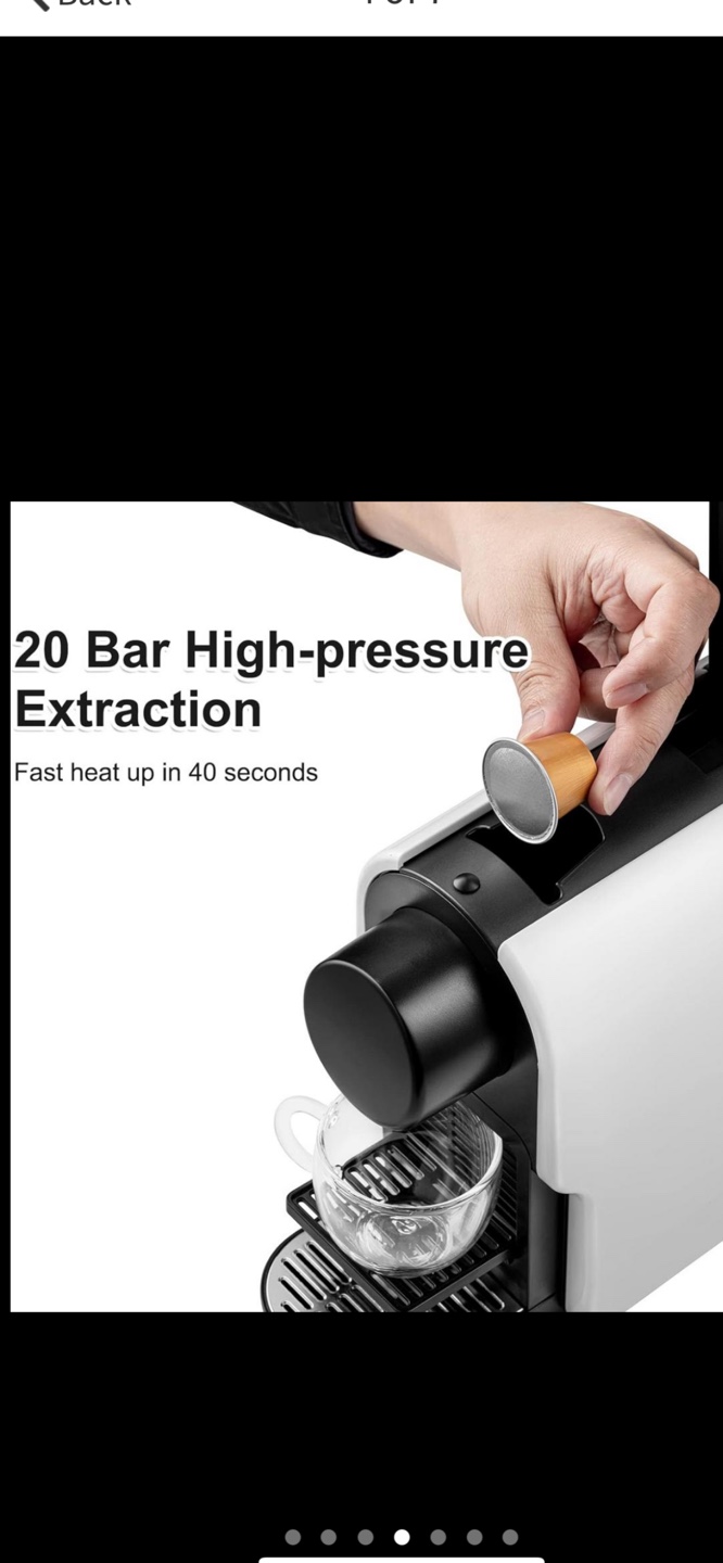 Compact Espresso Machine - 20 Bar Pressure - Fast Heat Up - photo 2