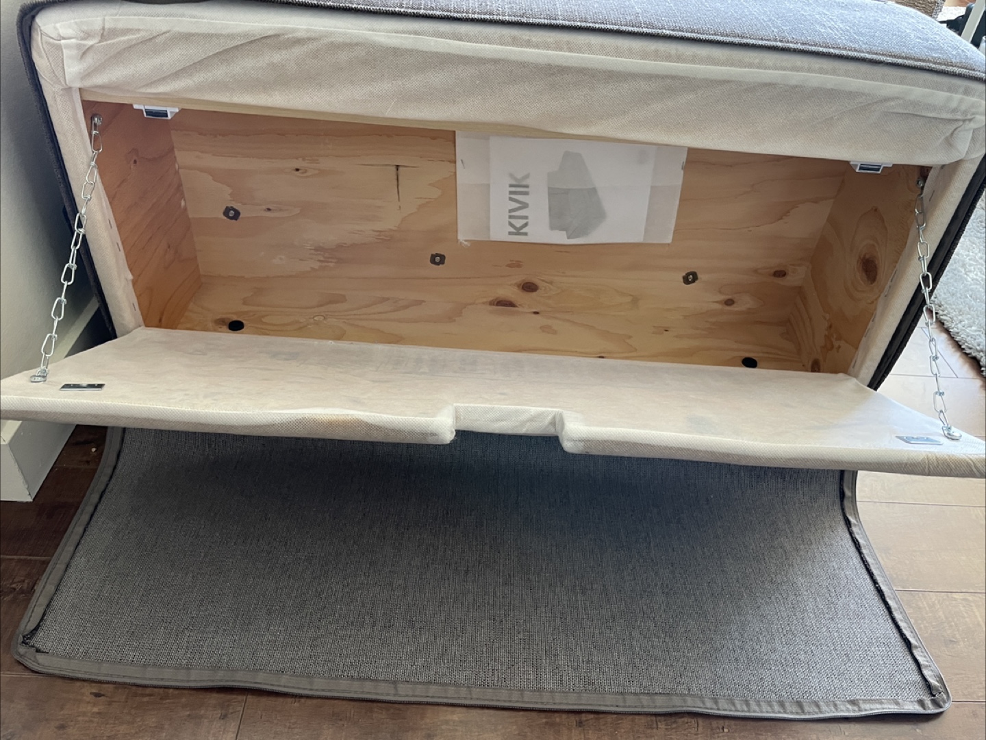 IKEA KIVIK Sofa Bed with Storage - photo 5
