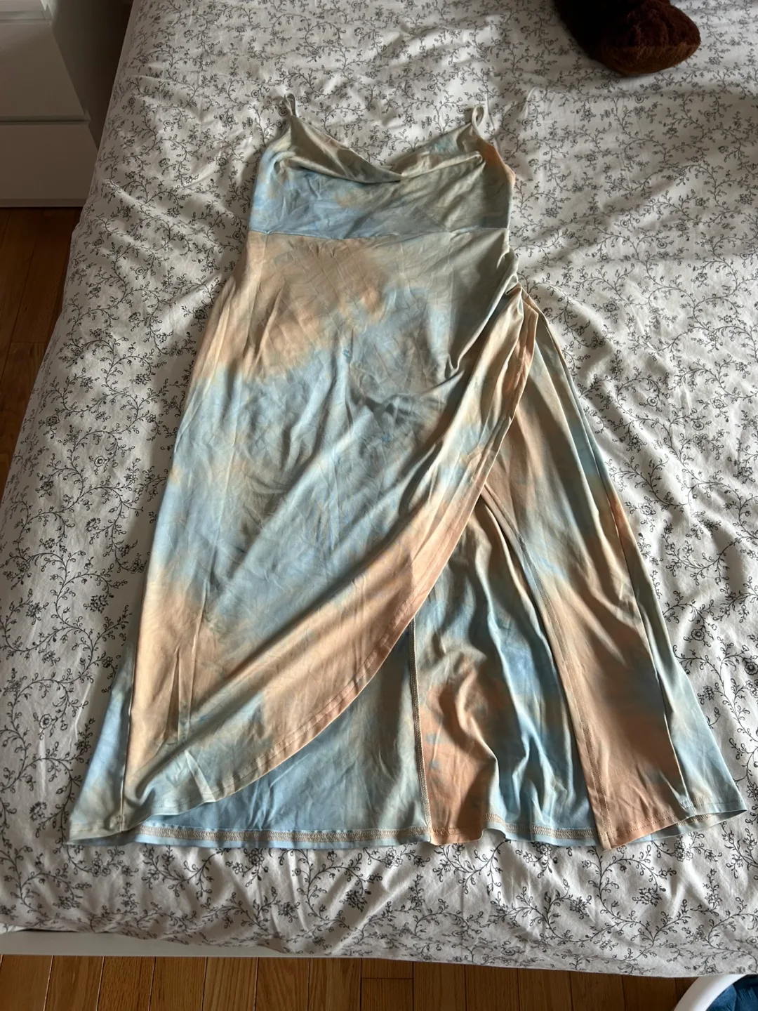 Tie-Dye Asymmetrical Midi Dress thumbnail