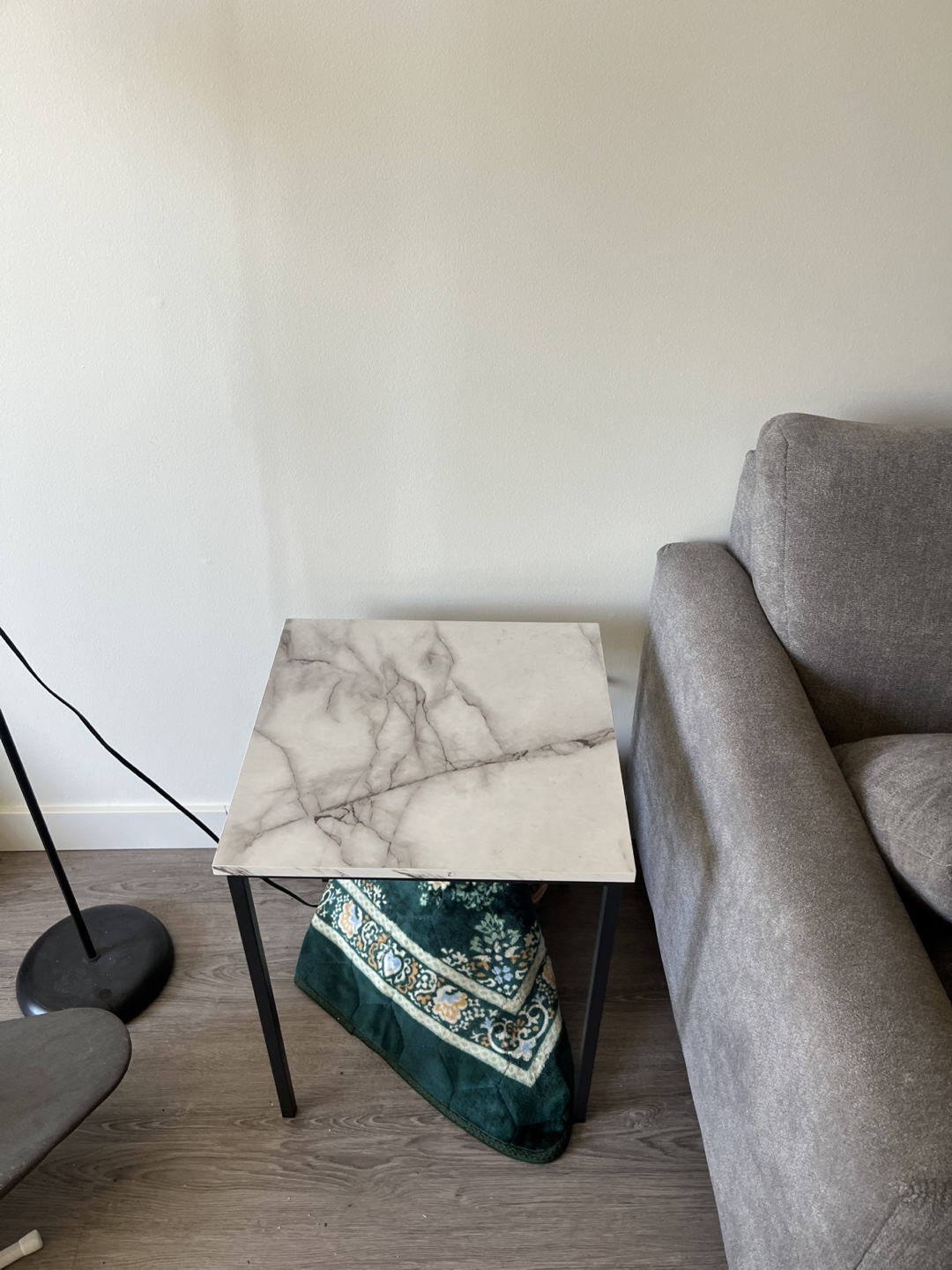 Square Marble Accent Table - photo 3