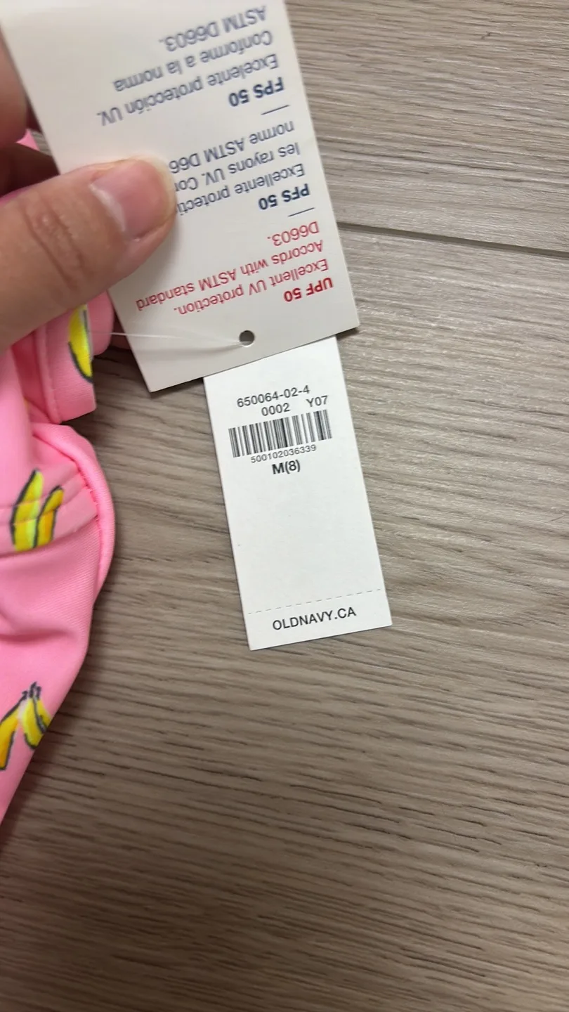 NWT Old navy girls one piece swim suit size M image indicator(3)
