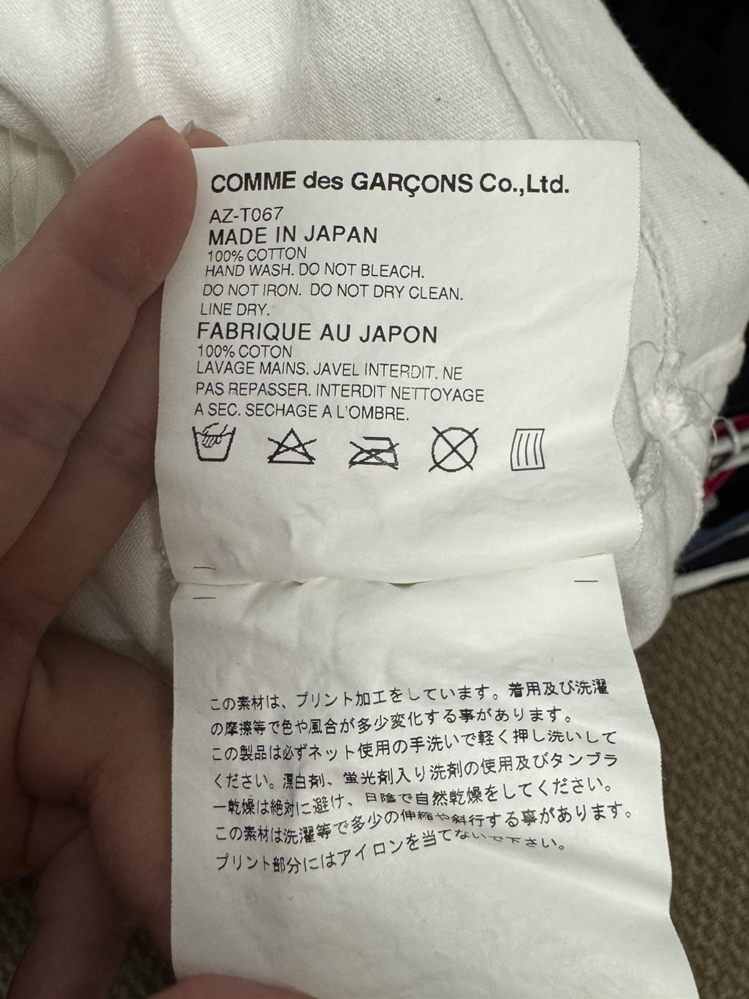 Comme des Garçons PLAY T-Shirt Size Large - photo 3
