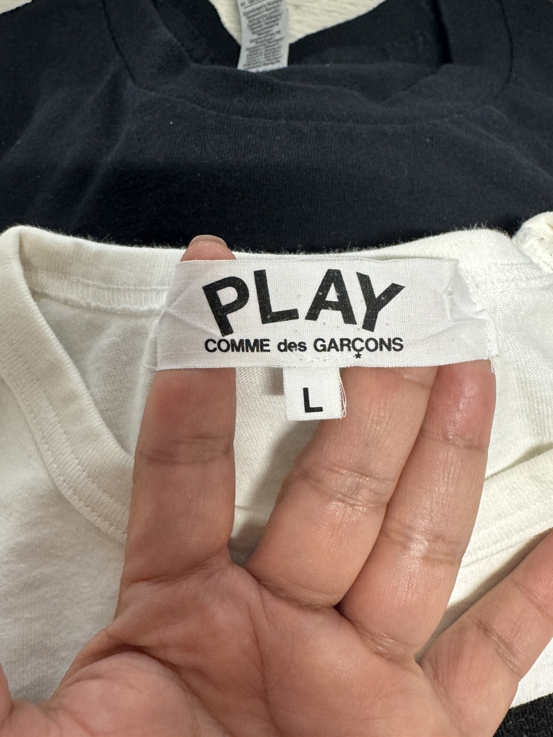 Comme des Garçons PLAY T-Shirt Size Large - photo 2