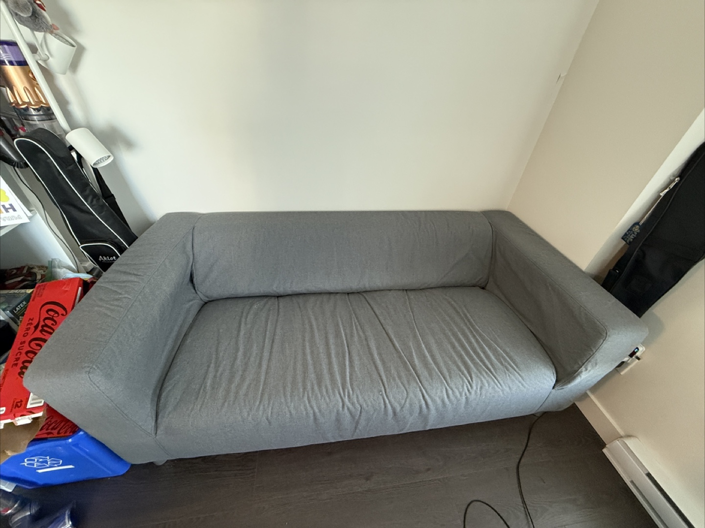 IKEA Loveseat Vissle - Grey Fabric