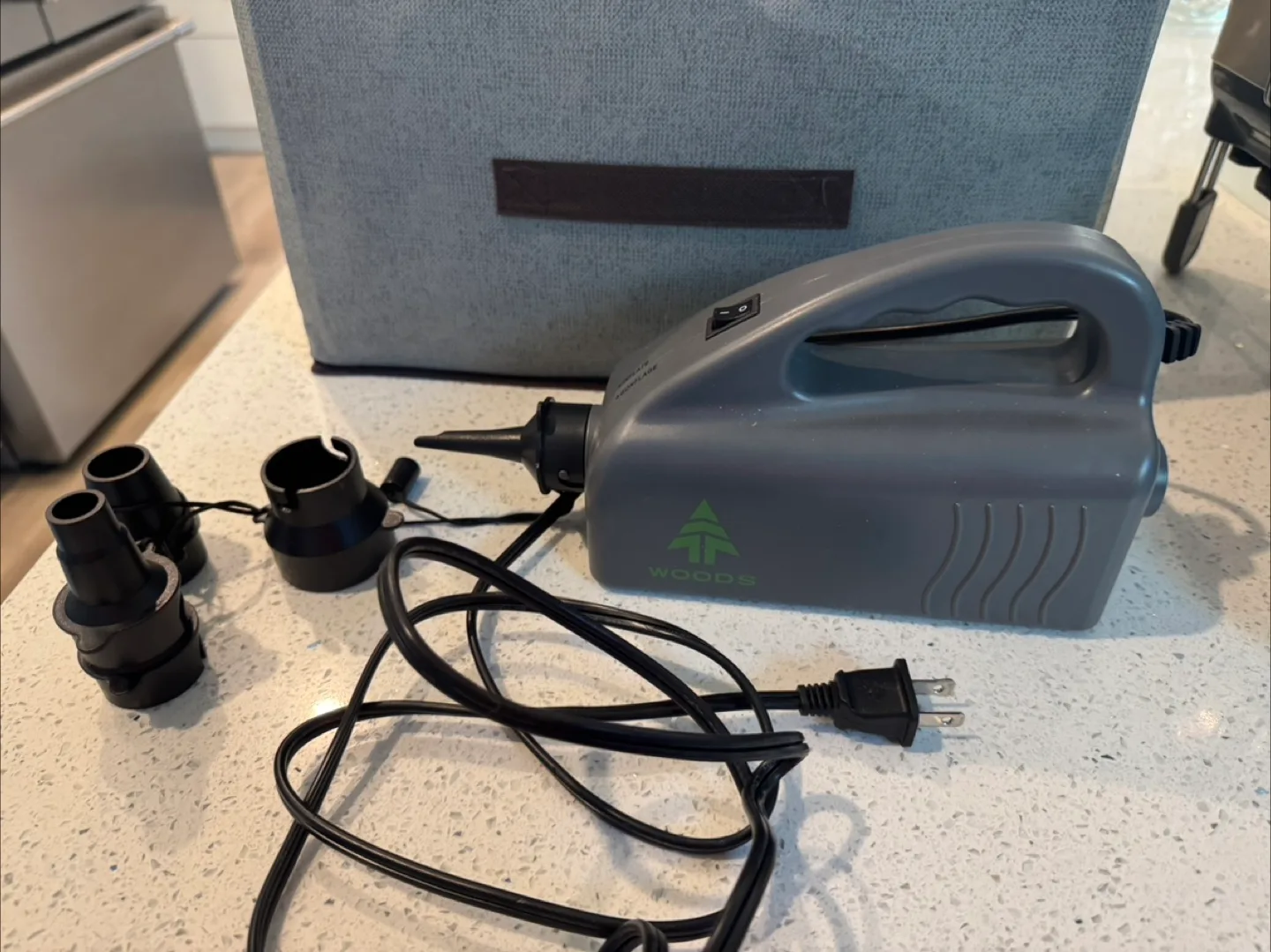 Woods Electric Air Pump with Attachments