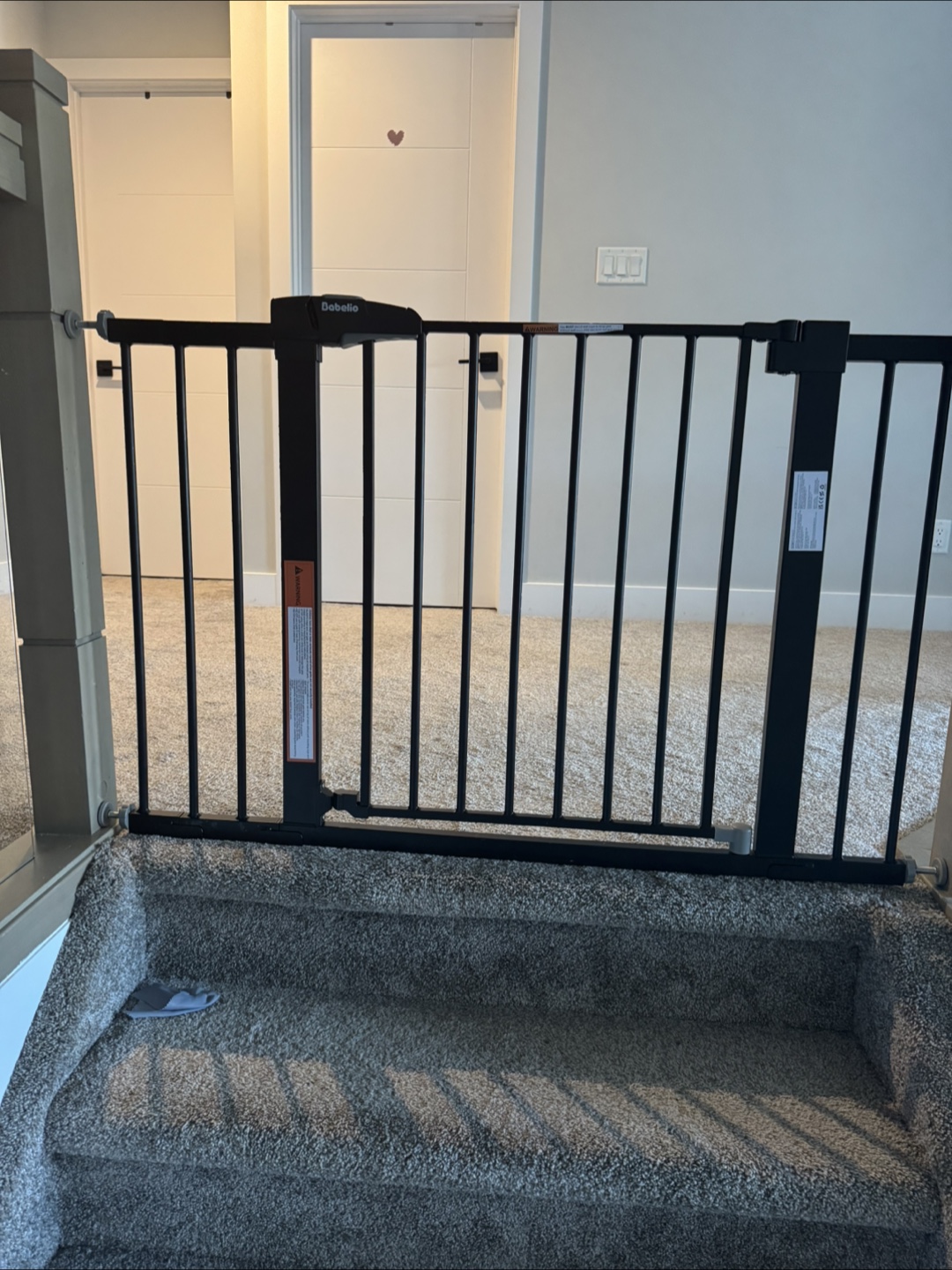 Babelio Black Metal Baby Gate
