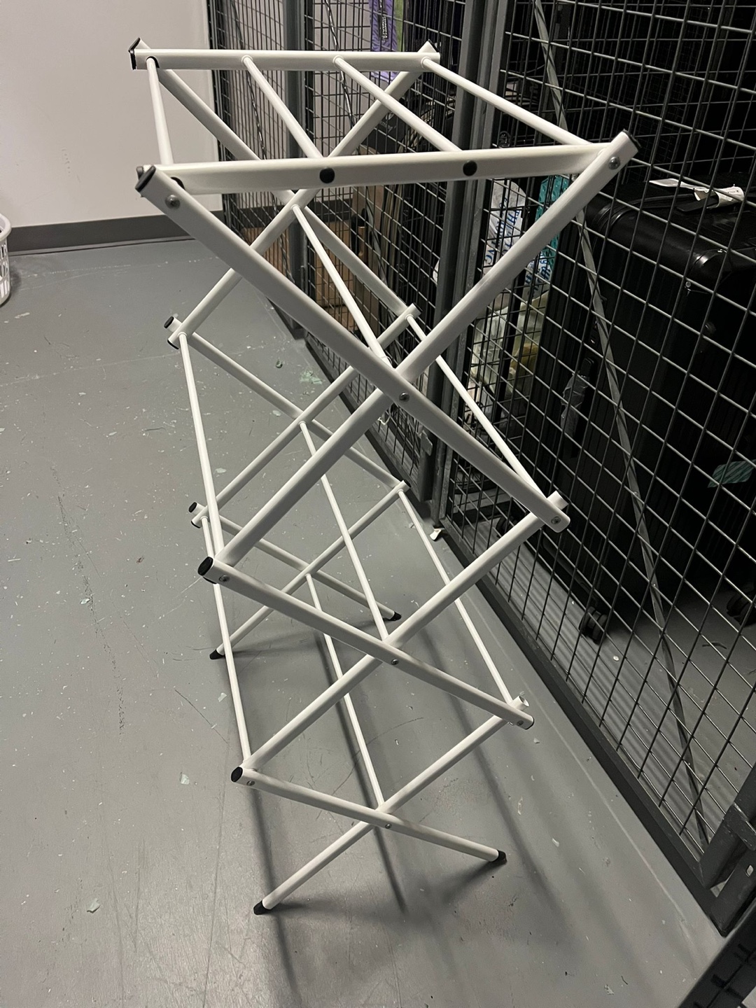 White Foldable Clothes Drying Rack