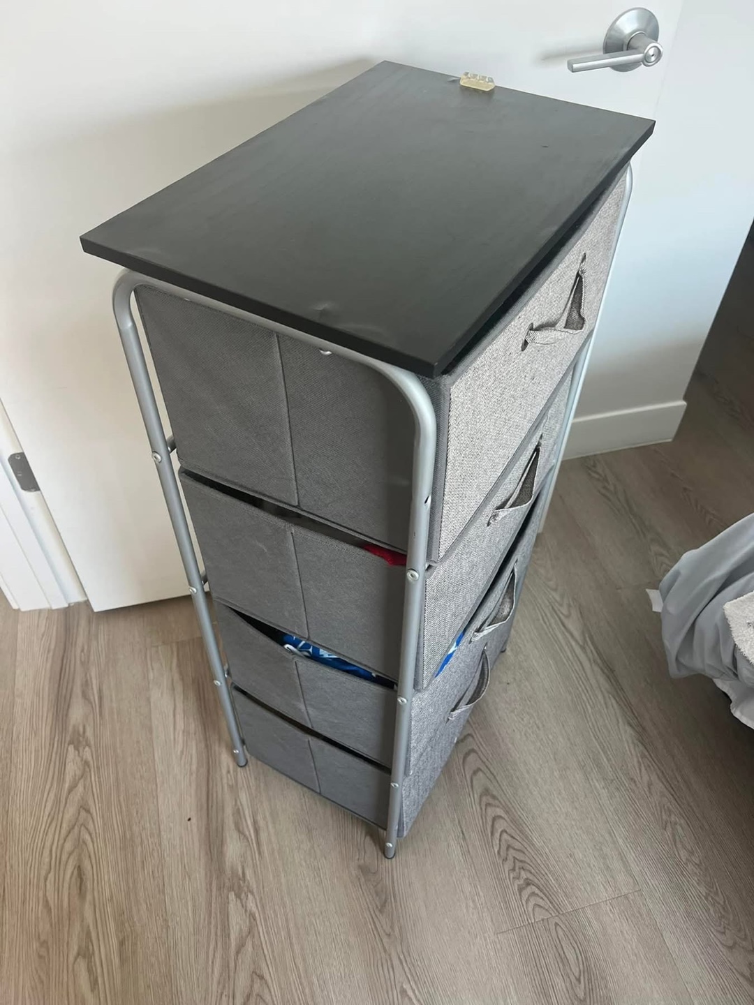 Grey Fabric 5-Drawer Storage Organizer - photo 2
